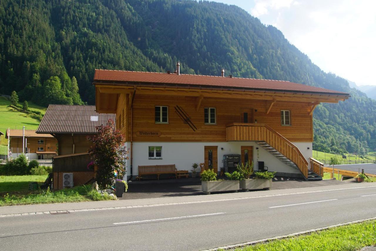 Chalet Wetterhorn Apartment Lutschental Exterior photo